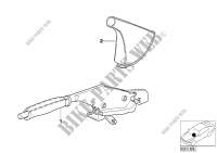 Individual handbrake lever and cover for BMW 525tds 1995