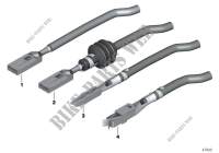 Laminated contacts/spring contacts for BMW 528i 1995