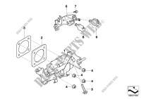 Pedals supporting bracket for BMW 525tds 1995