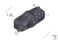 Control element light for BMW 730dX 2011