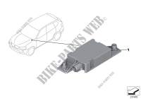 Bluetooth antenna for BMW X3 18d 2013