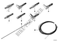Repair parts, coaxial cable, contacts for BMW X3 18d 2013